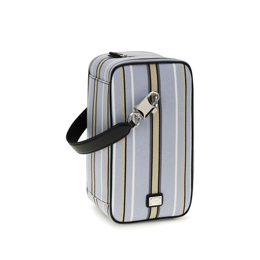 Dolce & Gabbana Blue Cotton Handbag