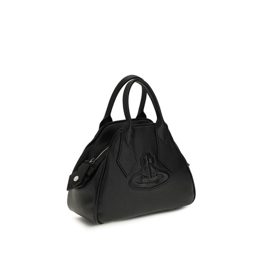 Vivienne Westwood Black Calf Leather Bos Taurus Shoulder Bag