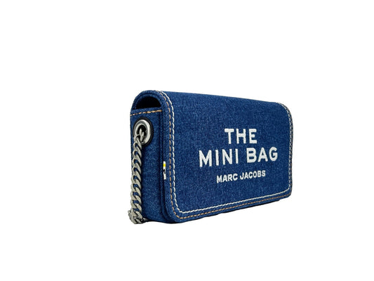 Marc Jacobs The Denim Chain Mini Bag - Dark Wash