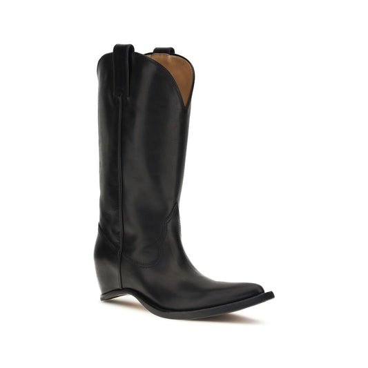 Maison Margiela Black Calf Leather Bos Taurus Boots
