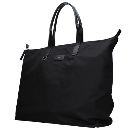 Dolce & Gabbana Black Nylon Shoulder Bag