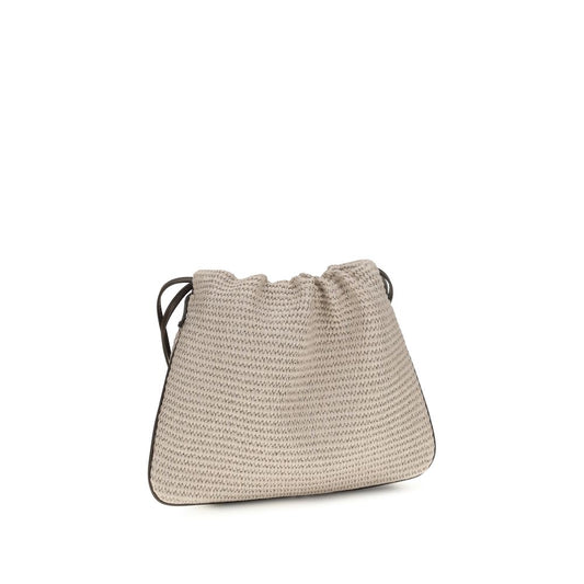 Brunello Cucinelli Beige Cotton Handbag