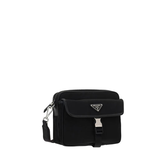 Prada Black Recycled Polyamide Shoulder Bag