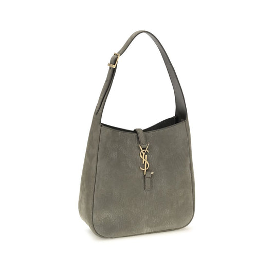 Saint Laurent Gray Calf Leather Bos Taurus Shoulder Bag