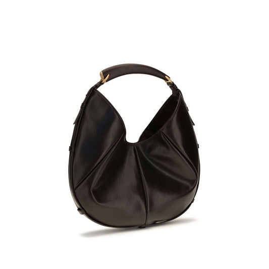 Saint Laurent Brown Calf Leather Bos Taurus Shoulder Bag