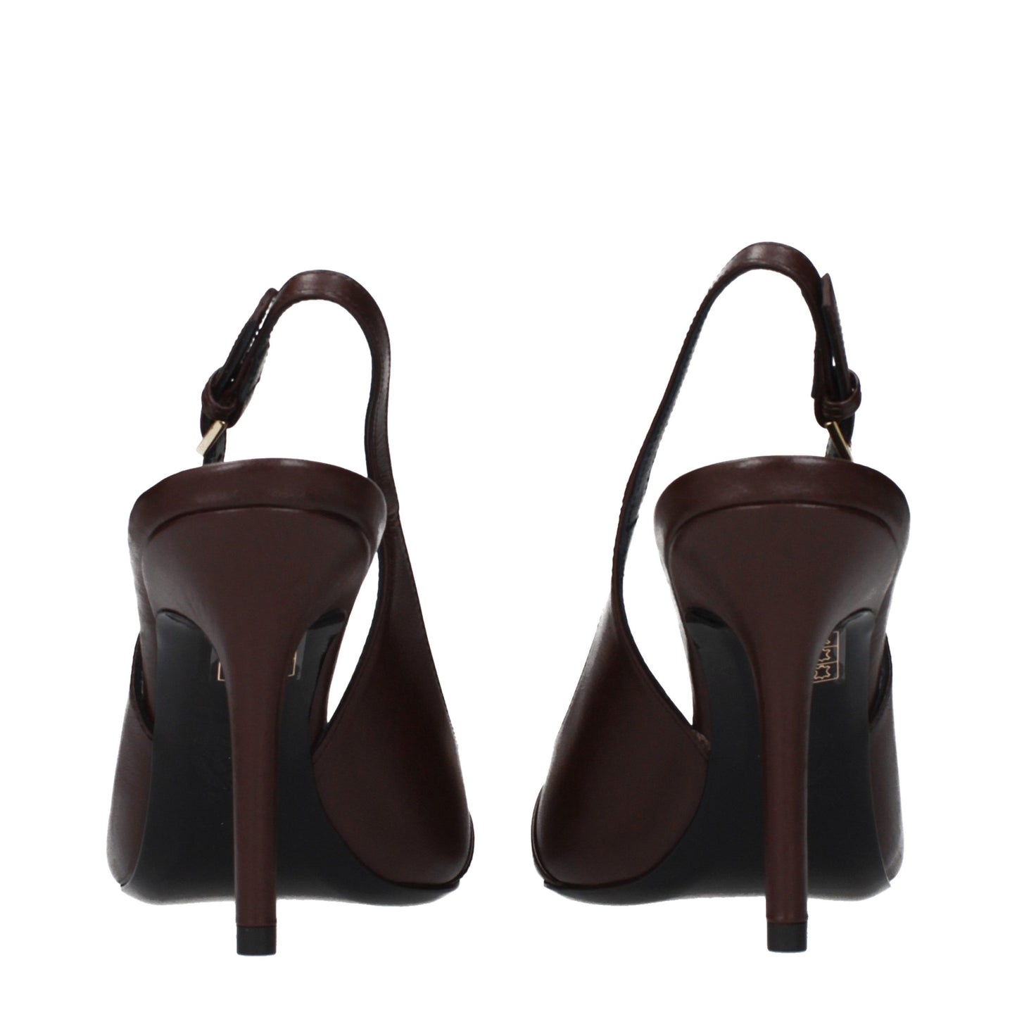 Versace Brown Leather Pumps