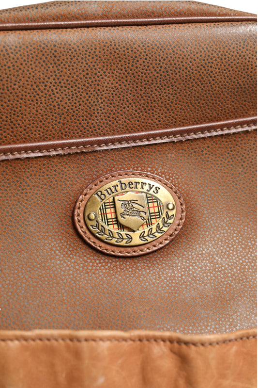 Burberry Brown and Gold Crossbody Bag