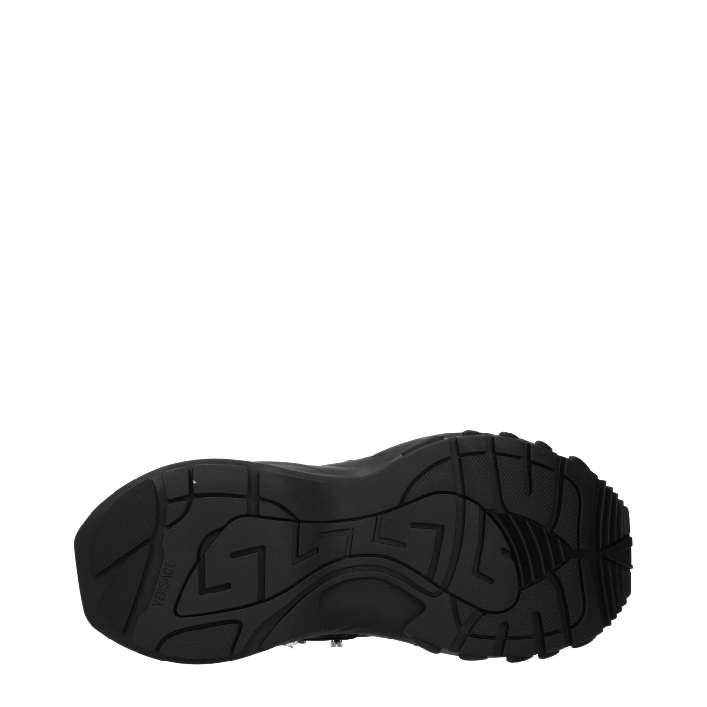 Versace Black Fabric Sneakers