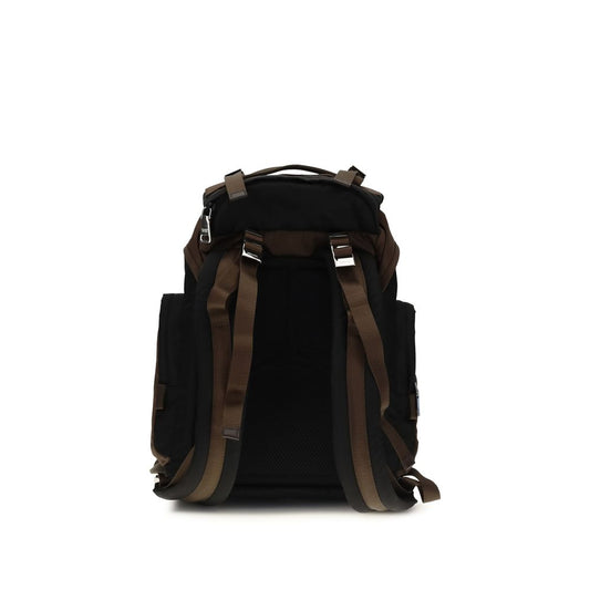 Prada Brown Recycled Polyamide Backpack