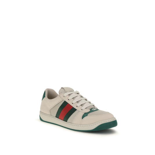 Gucci Beige Fabric Sneakers