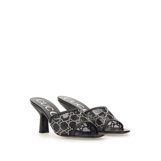 Gucci Black Polyamide Mules
