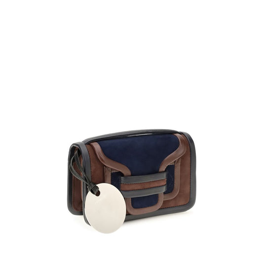 Pierre Hardy Brown Leather Shoulder Bag