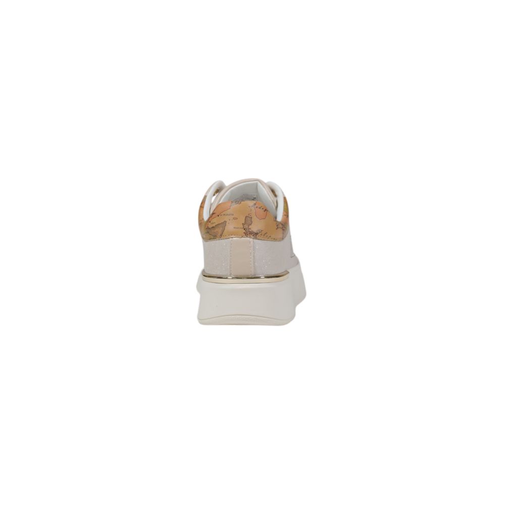 Alviero Martini Prima Classe Beige Polyester Low Top Sneakers