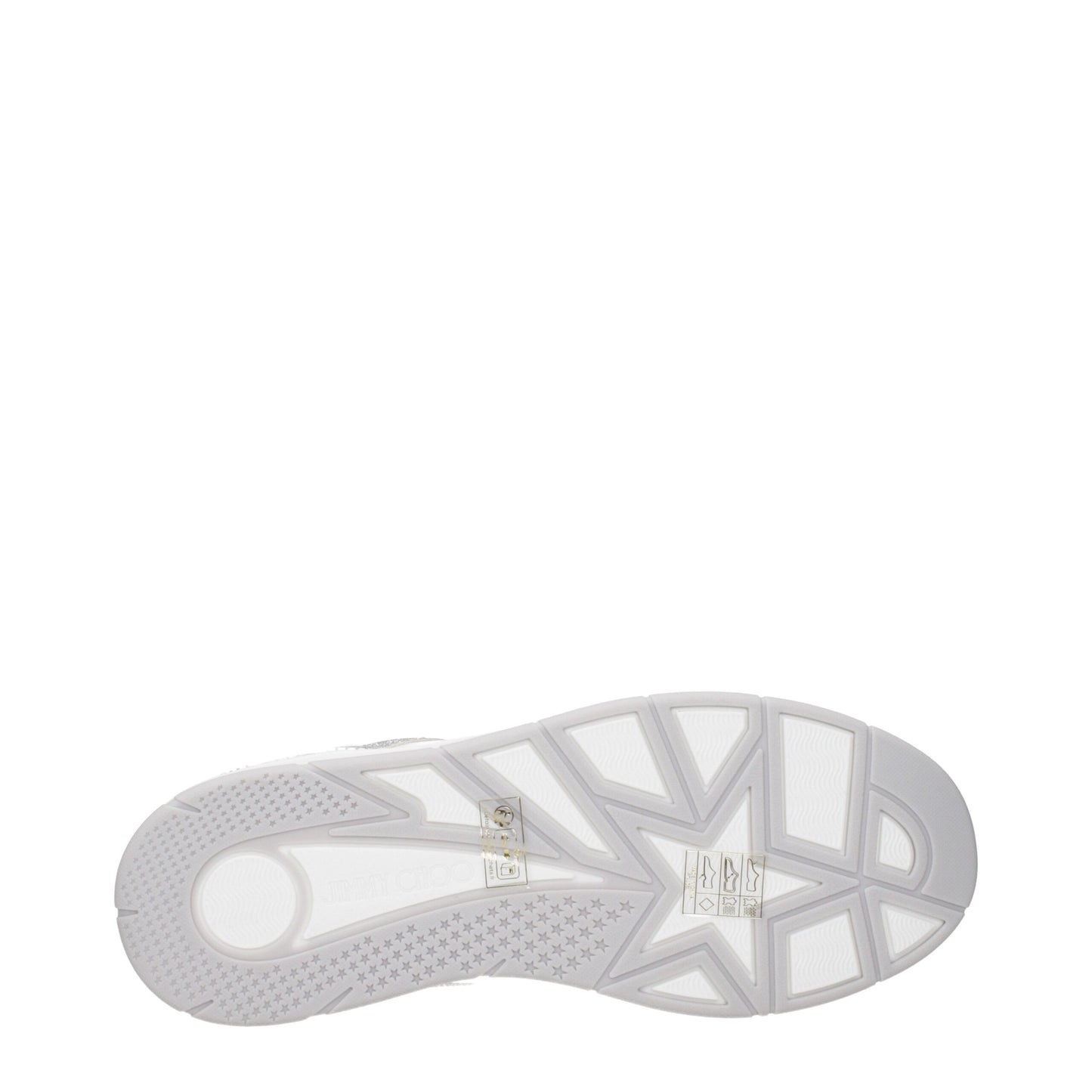 Jimmy Choo White Leather Low Tops