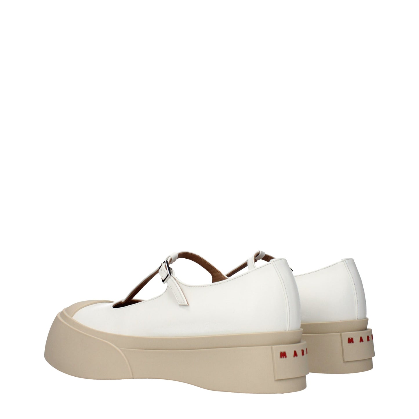 Marni Blue Leather Slip-On Loafers