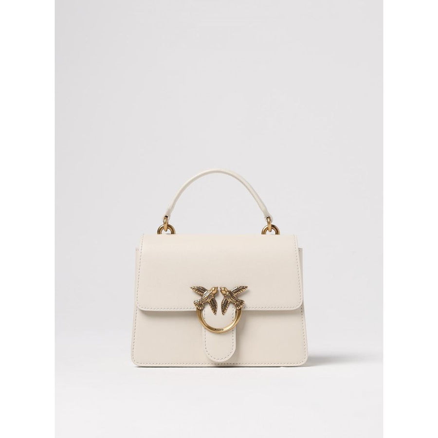 PINKO White Leather Handbag