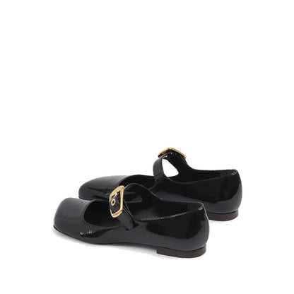 Chloé Black Calfskin Ballet Flats