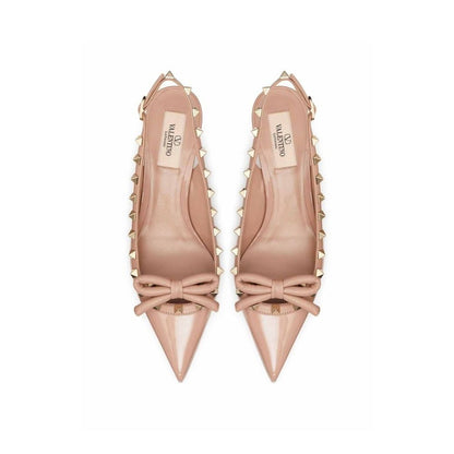 Valentino Garavani Beige Calfskin Pumps