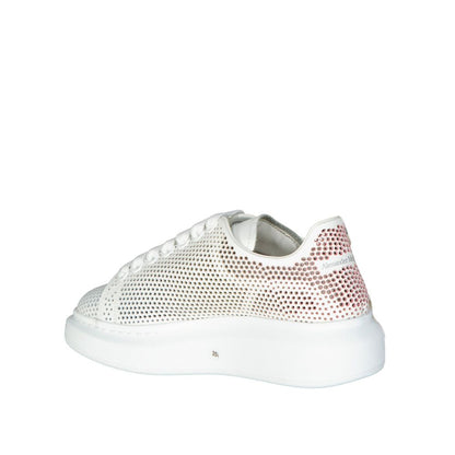 Alexander McQueen White Calfskin Low Top Sneakers