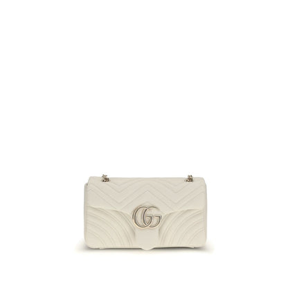 Gucci White Calf Leather Bos Taurus Handbag