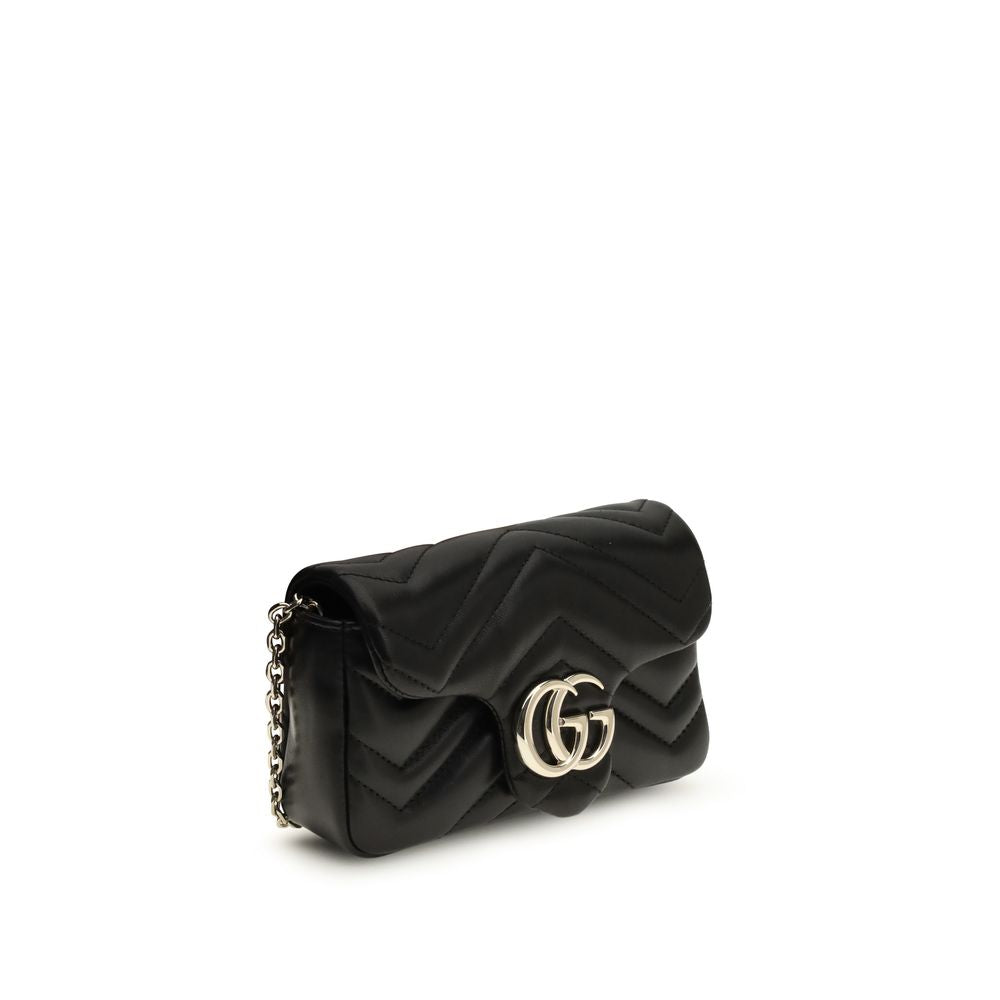 Gucci Black Lamb Leather Shoulder Bag