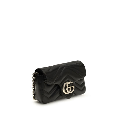 Gucci Black Lamb Leather Shoulder Bag