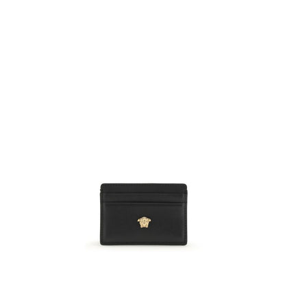 Versace Black Calf Leather Bos Taurus Wallet