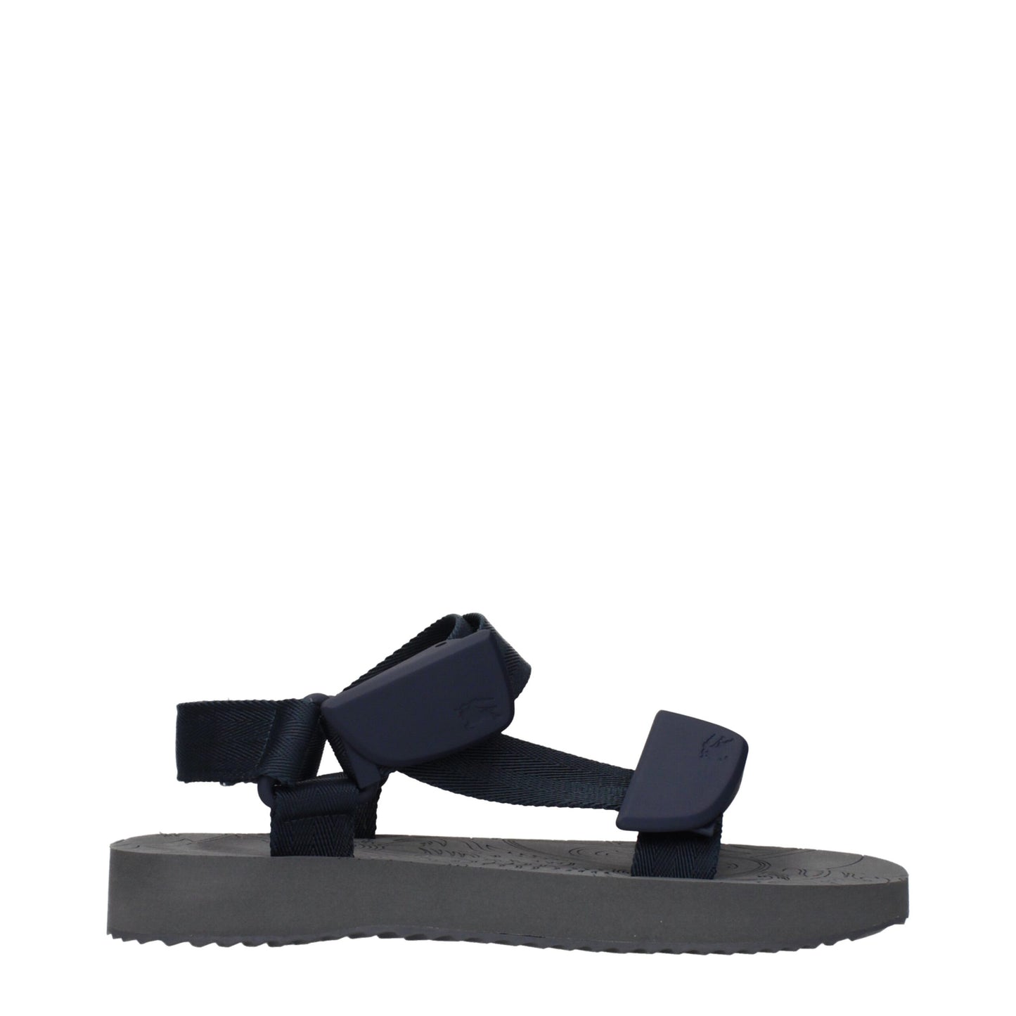 Burberry Blue Fabric Sandals