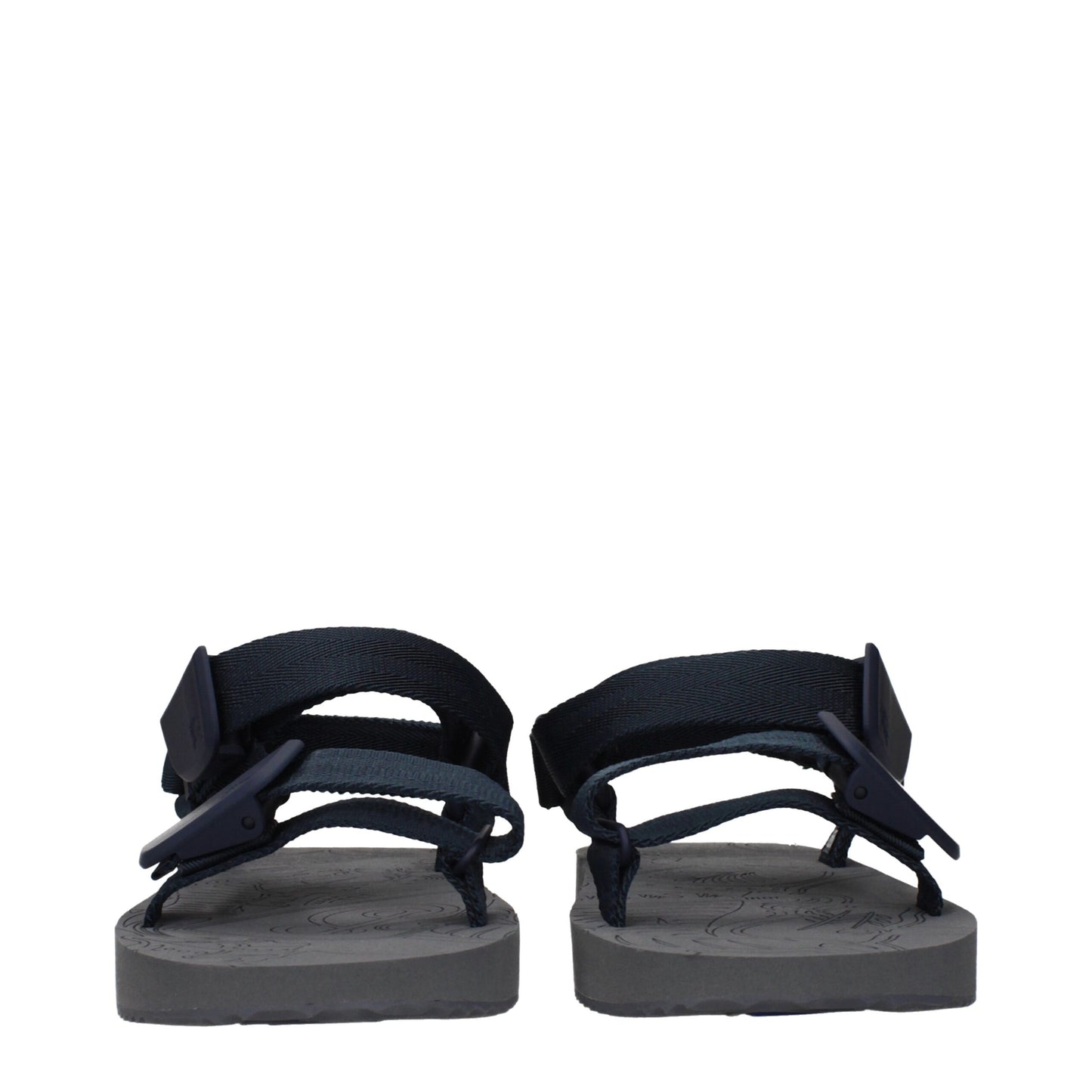 Burberry Blue Fabric Sandals