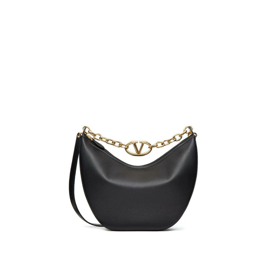 Valentino Garavani Black Calfskin Shoulder Bag