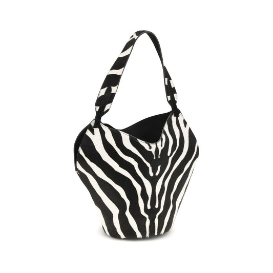 Khaite Multicolor Calf Leather Bos Taurus Shoulder Bag