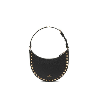 Valentino Garavani Black Calfskin Shoulder Bag