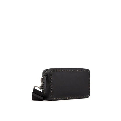 Valentino Garavani Black Calfskin Shoulder Bag
