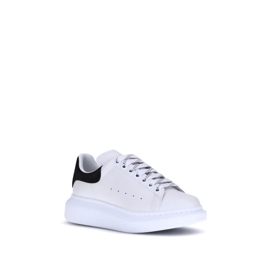 Alexander McQueen White Calf Leather Bos Taurus Platform Sneakers