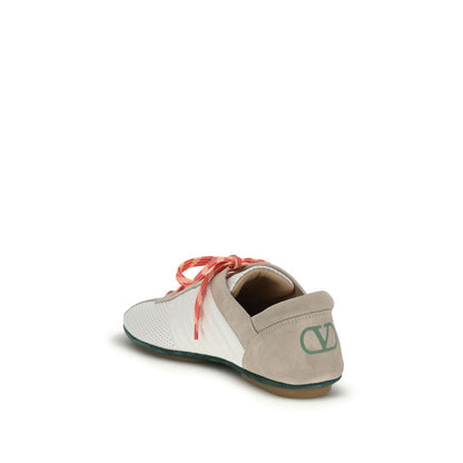 Valentino Garavani Multicolor Calf Leather Bos Taurus Athletic Sneakers