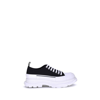 Alexander McQueen Black Canvas Chunky Sneakers