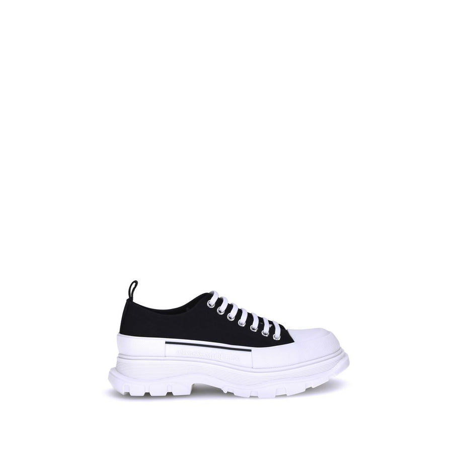 Alexander McQueen Black Canvas Chunky Sneakers
