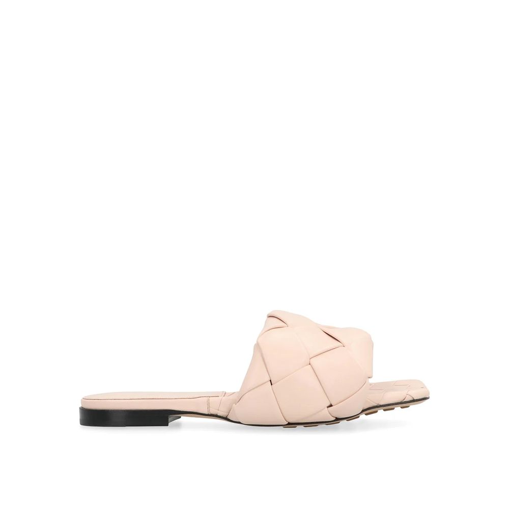 Bottega Veneta Multicolor Leather Flat Sandals