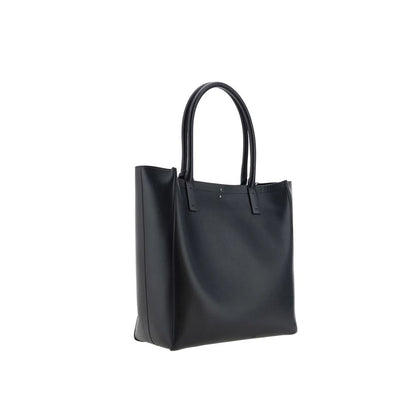 Valentino Garavani Black Calfskin Tote Bag