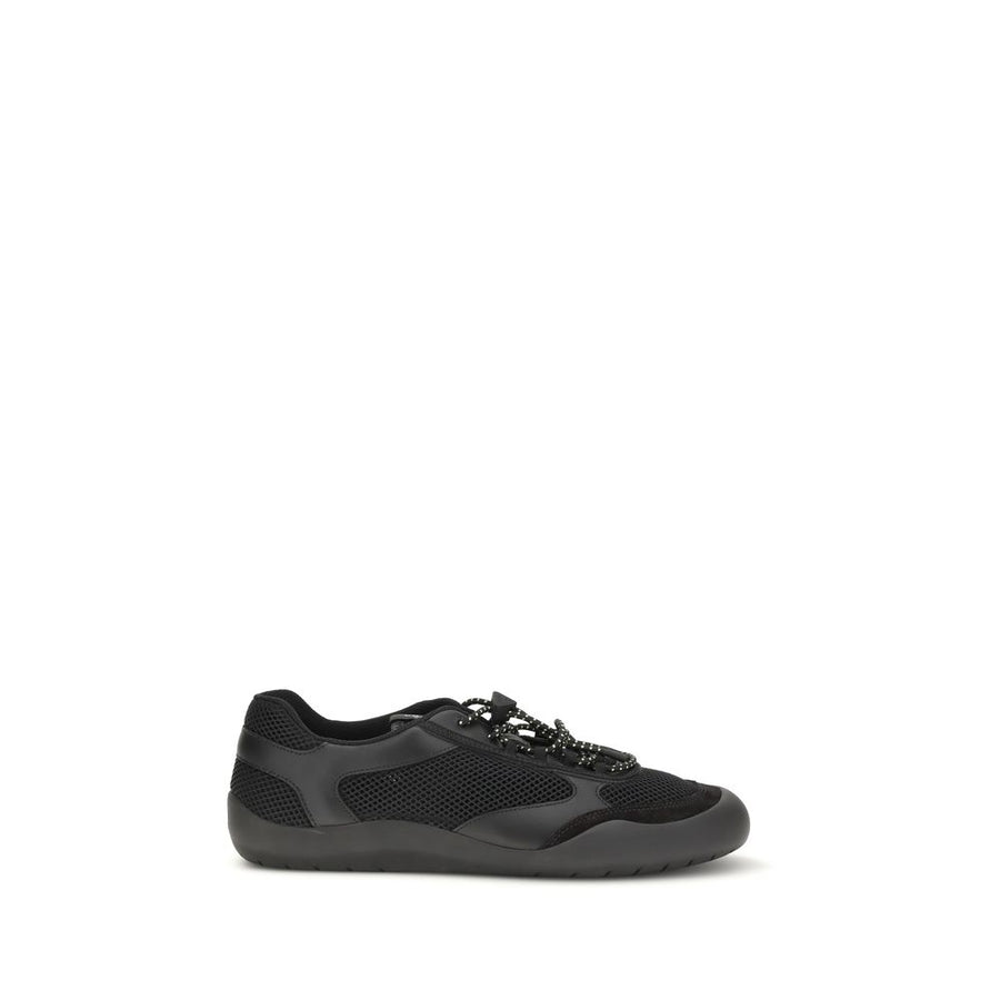 Prada Black Polyester Athletic Sneakers