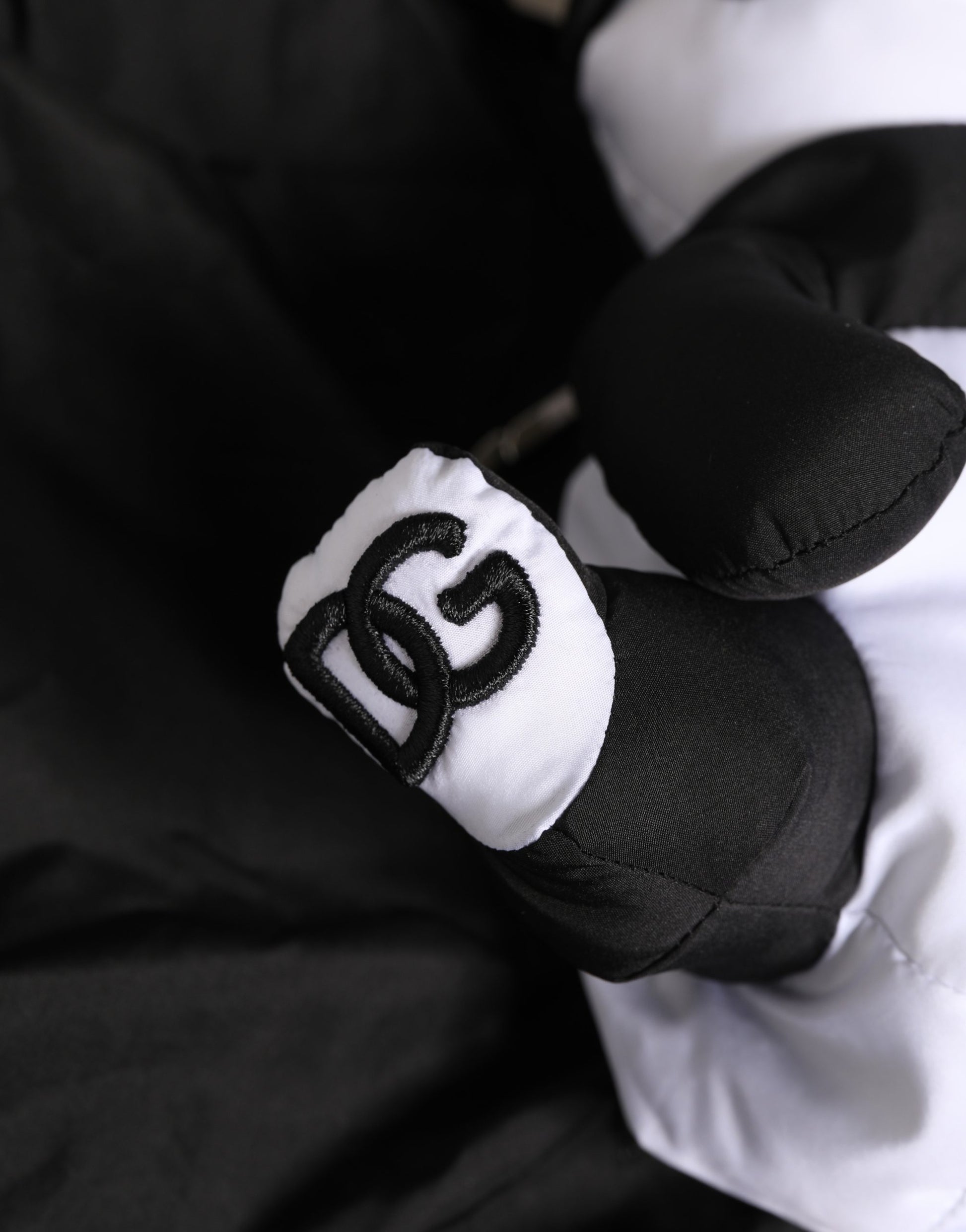 Dolce & Gabbana Men Black Polyester Panda Stuffed Ecobag Bag