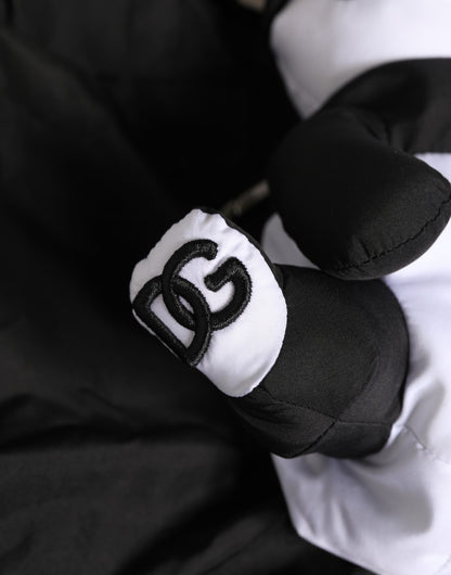 Dolce & Gabbana Men Black Polyester Panda Stuffed Ecobag Bag