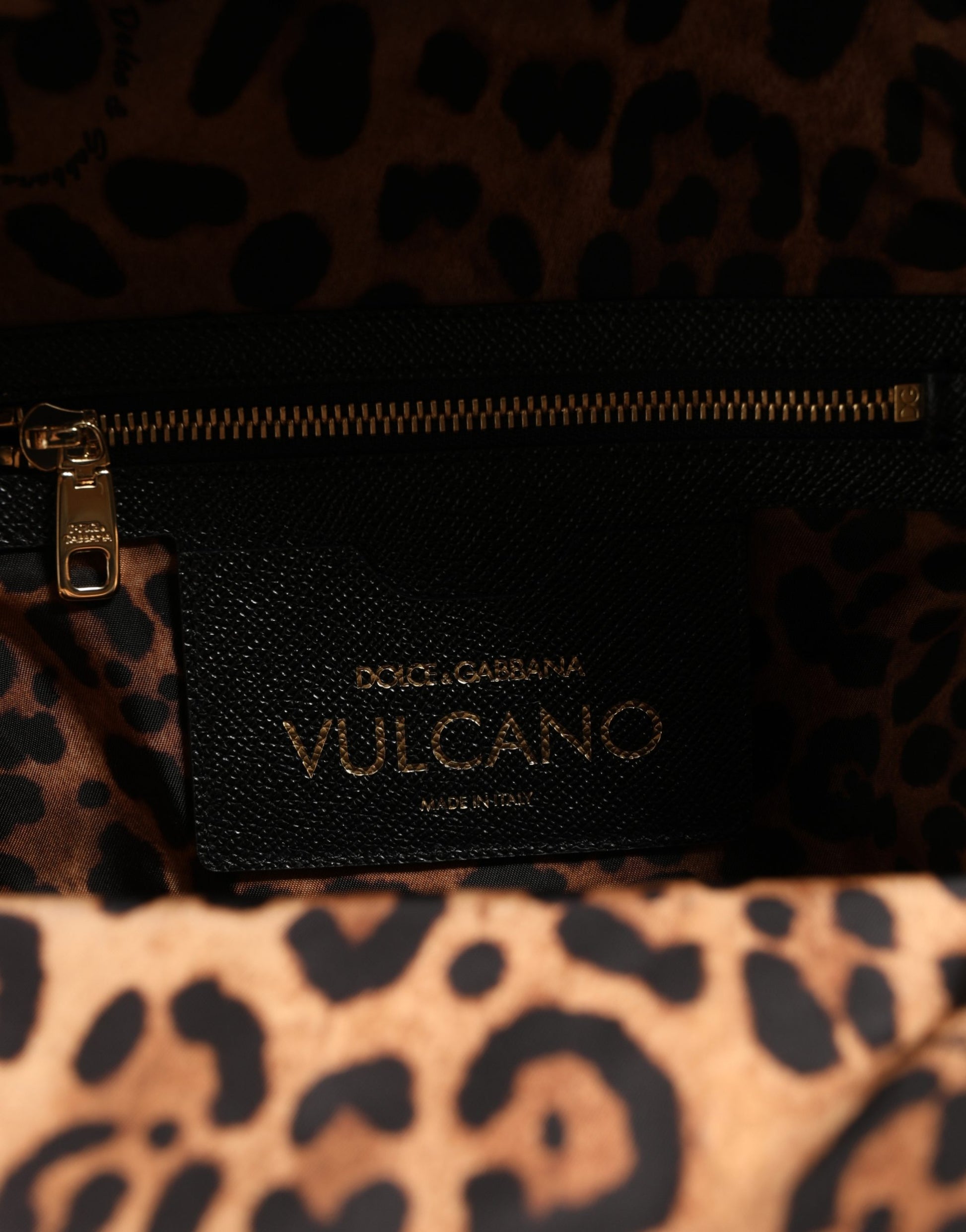 Dolce & Gabbana VULCANO Black Nylon #DGFAMILY Embellished Backpack Bag