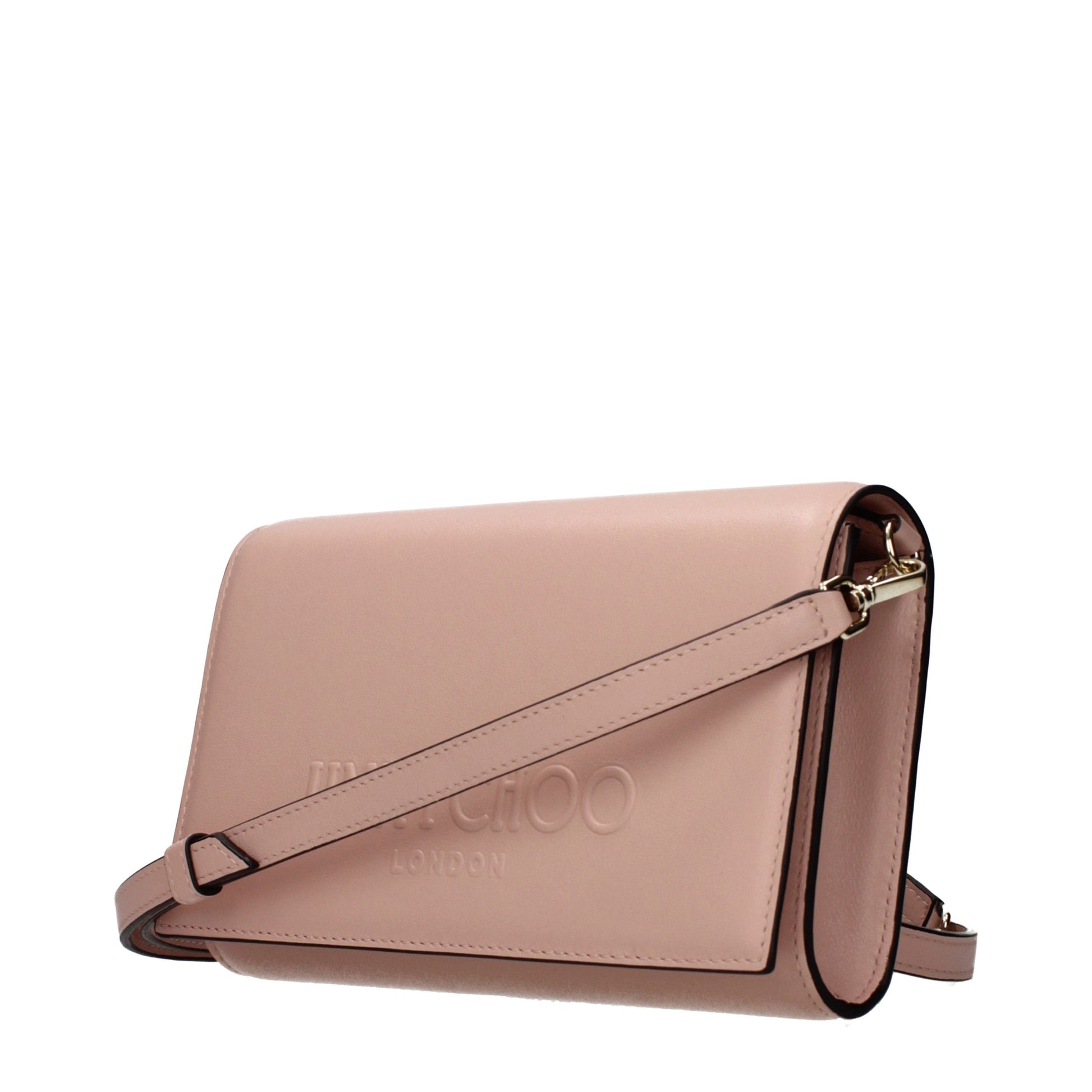 Jimmy Choo Pink Leather Clutch Bag