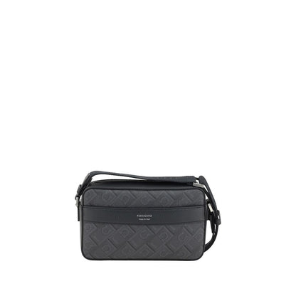 Ferragamo Black Polyethylene Shoulder Bag