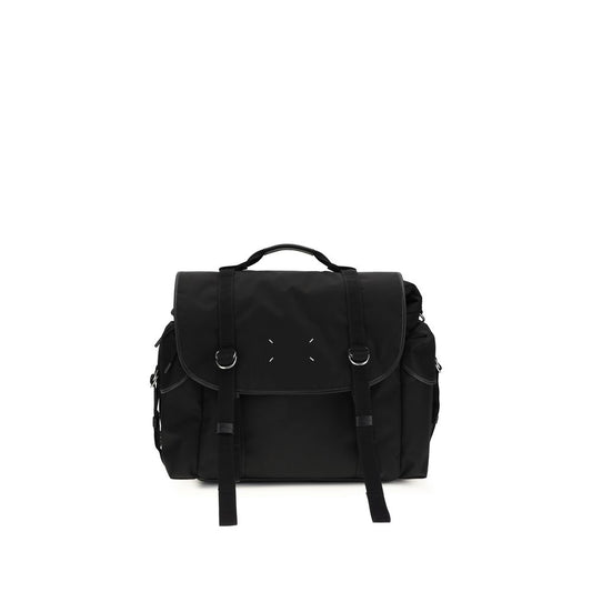 Maison Margiela Black Calf Leather Bos Taurus Shoulder Bag
