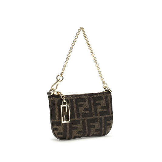 Fendi Brown Polyester Shoulder Bag