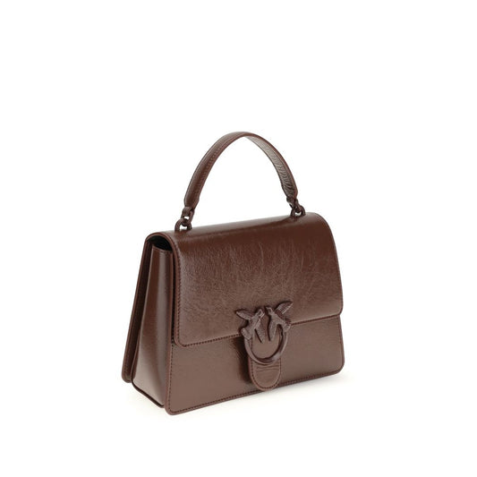 PINKO Brown Lamb Ovis Aries Aries Handbag