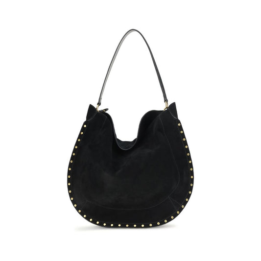 Isabel Marant Black Calf Leather Bos Taurus Shoulder Bag