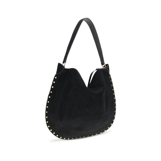 Isabel Marant Black Calf Leather Bos Taurus Shoulder Bag